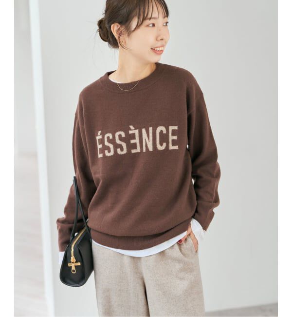 Spick and Span「《WEB限定 / 追加》ESSENCEロゴニット」|ニット・セーター|