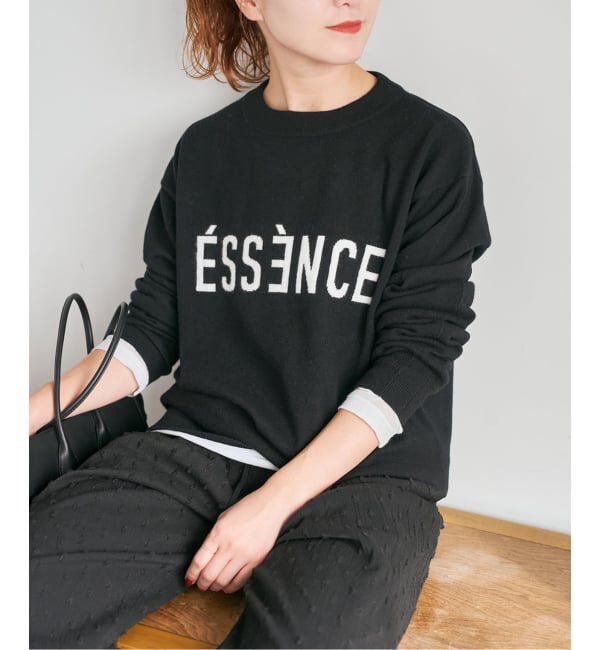 Spick and Span「《WEB限定 / 追加》ESSENCEロゴニット」|ニット・セーター|