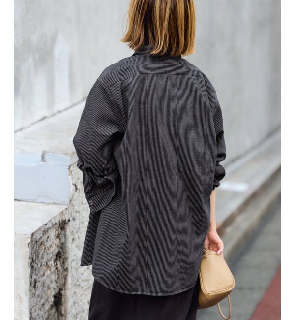 FRAMeWORK「PAYDAY/ペイデイ 別注ヒッコリーシャツブルゾン」|シャツ・ブラウス|