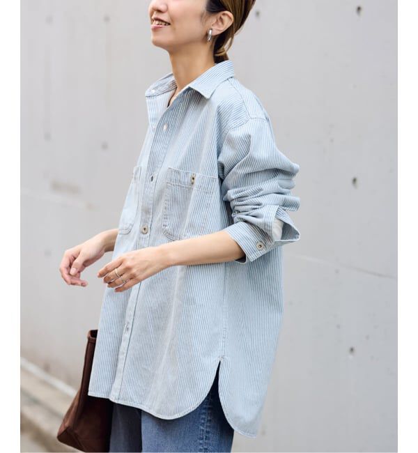 FRAMeWORK「PAYDAY/ペイデイ 別注ヒッコリーシャツブルゾン」|シャツ・ブラウス|