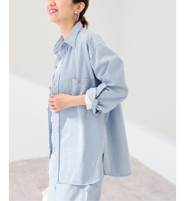 FRAMeWORK「PAYDAY/ペイデイ 別注ヒッコリーシャツブルゾン」|シャツ・ブラウス|