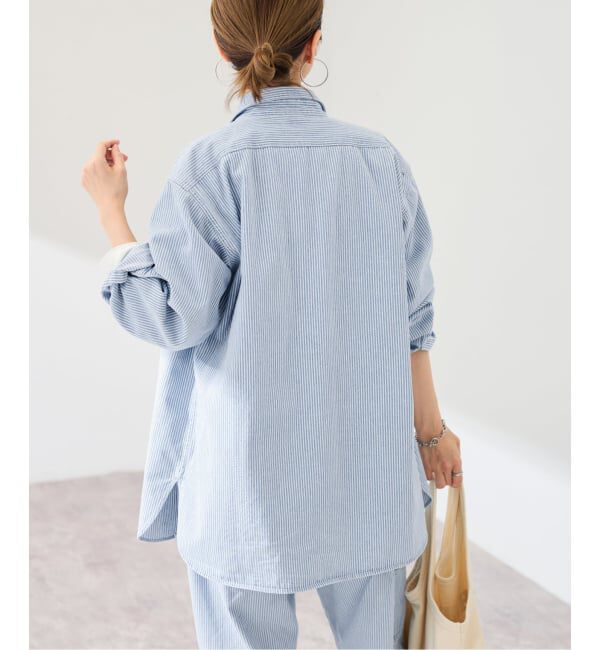 FRAMeWORK「PAYDAY/ペイデイ 別注ヒッコリーシャツブルゾン」|シャツ・ブラウス|