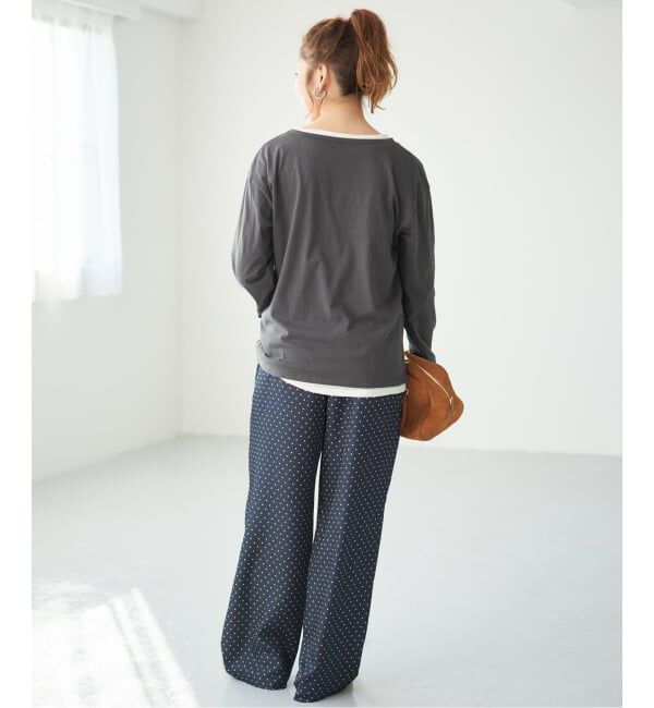 Spick and Span「《一部店舗+WEB限定》2枚SET レイヤードプルオーバー」|Tシャツ・カットソー|