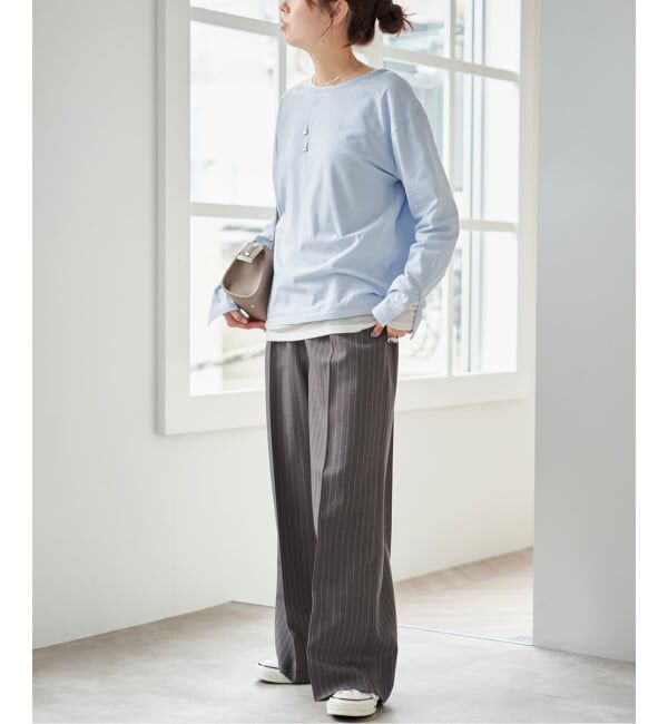 Spick and Span「《一部店舗+WEB限定》2枚SET レイヤードプルオーバー」|Tシャツ・カットソー|