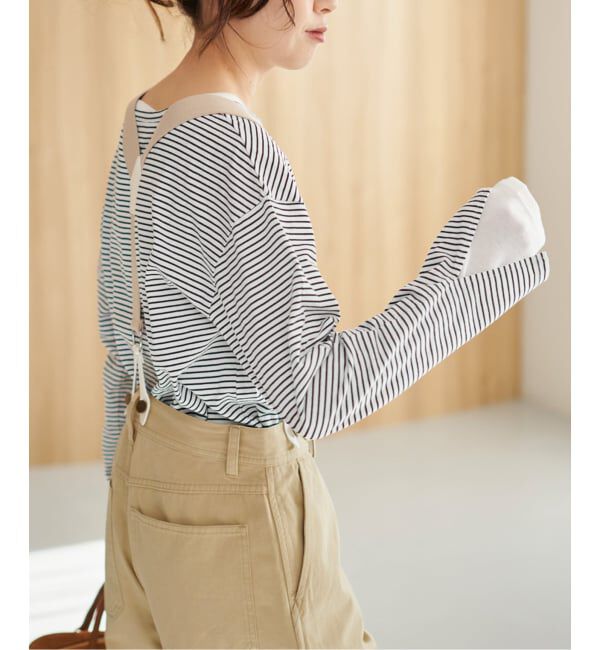 Spick and Span「《一部店舗+WEB限定》2枚SET レイヤードプルオーバー」|Tシャツ・カットソー|