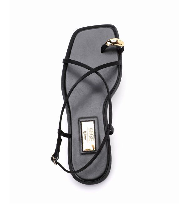  「《追加3》GRISEメタルリングクロストングサンダル」|サンダル|