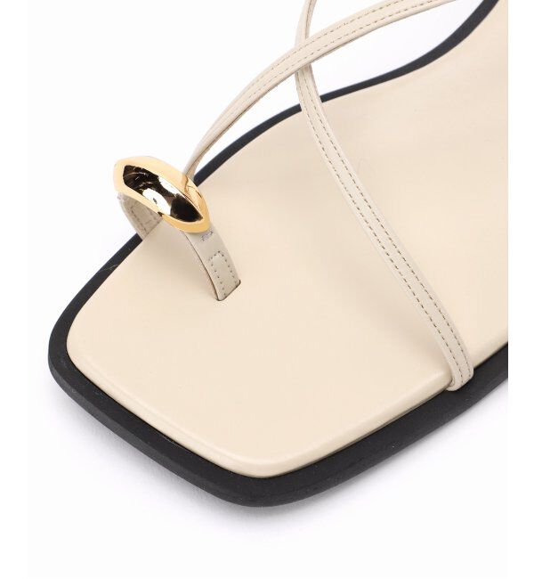  「《追加3》GRISEメタルリングクロストングサンダル」|サンダル|