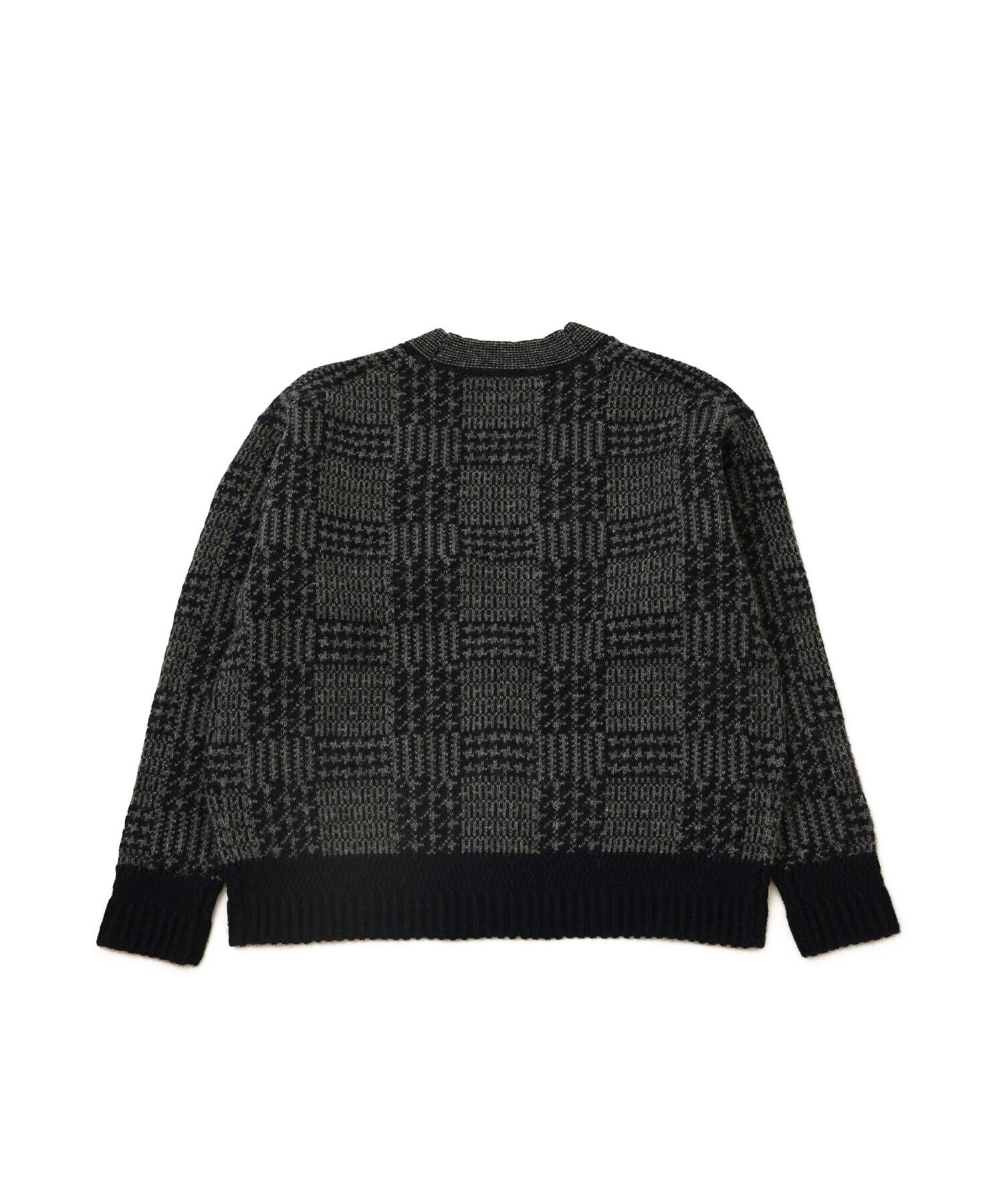 nano･universe「LB.03/ウールチェックカーディガン」|ニット・セーター|