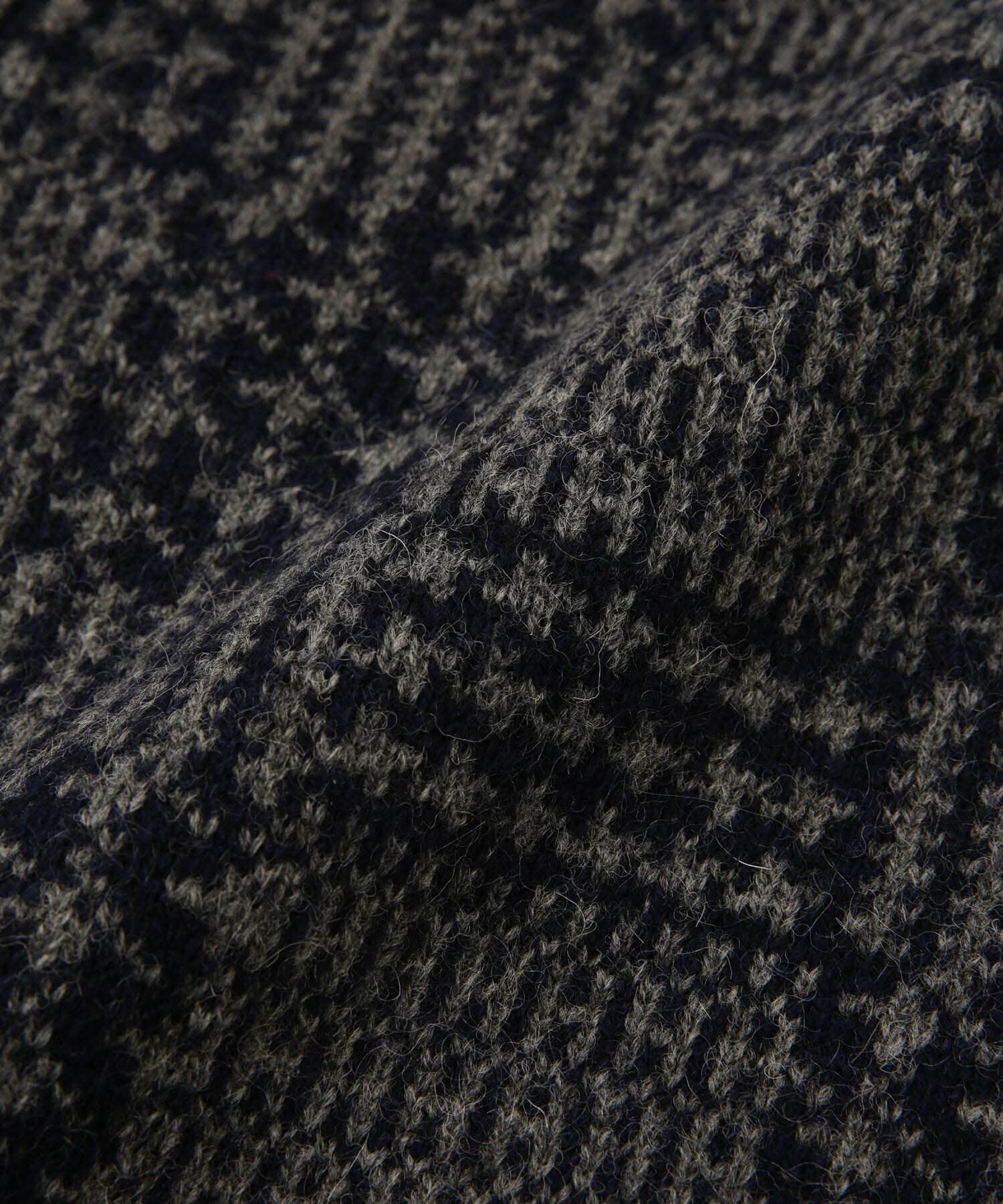 nano･universe「LB.03/ウールチェックカーディガン」|ニット・セーター|