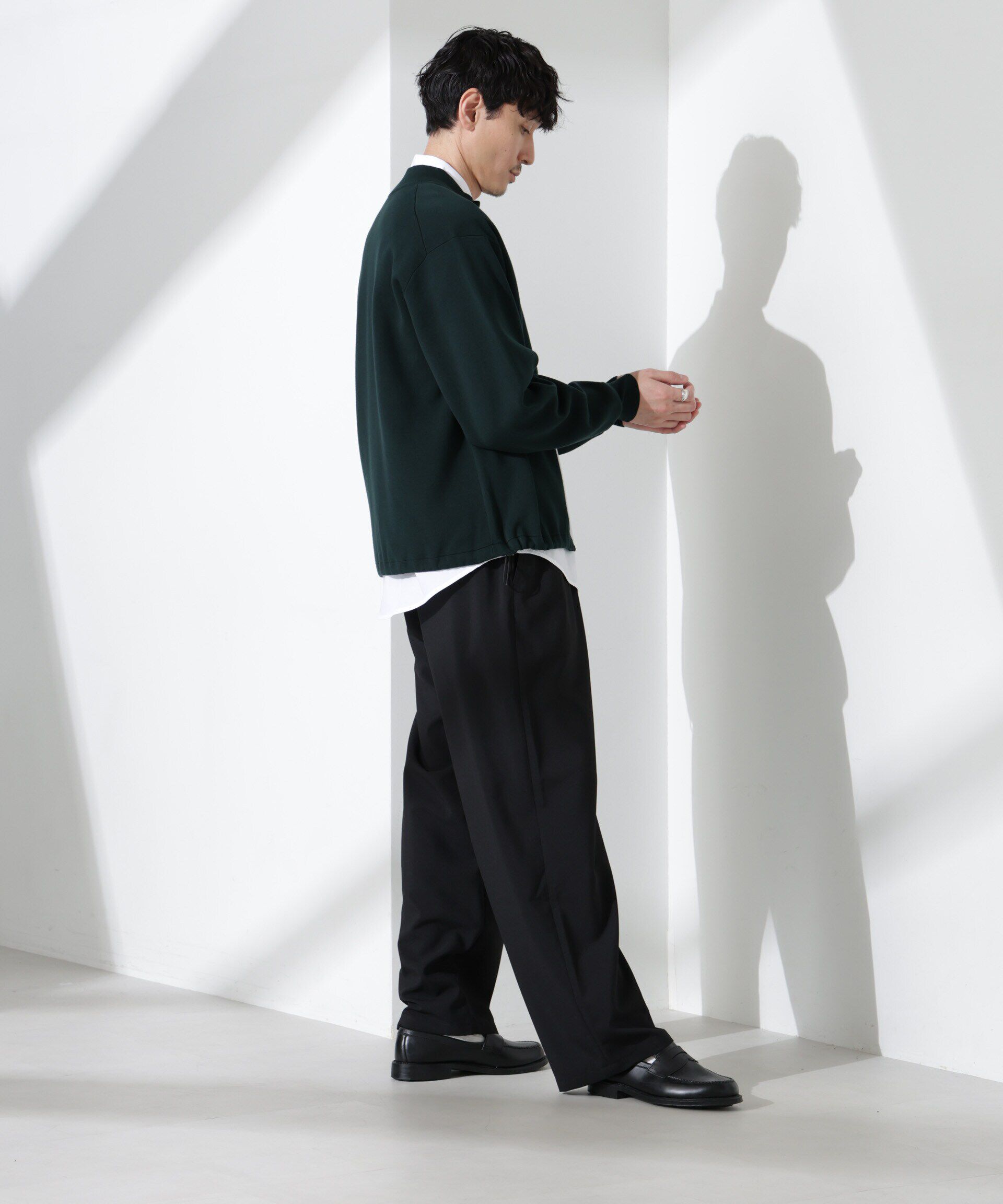 nano･universe「「大人のワイドパンツ」ハイツイストワイドスラックス」|チノ|