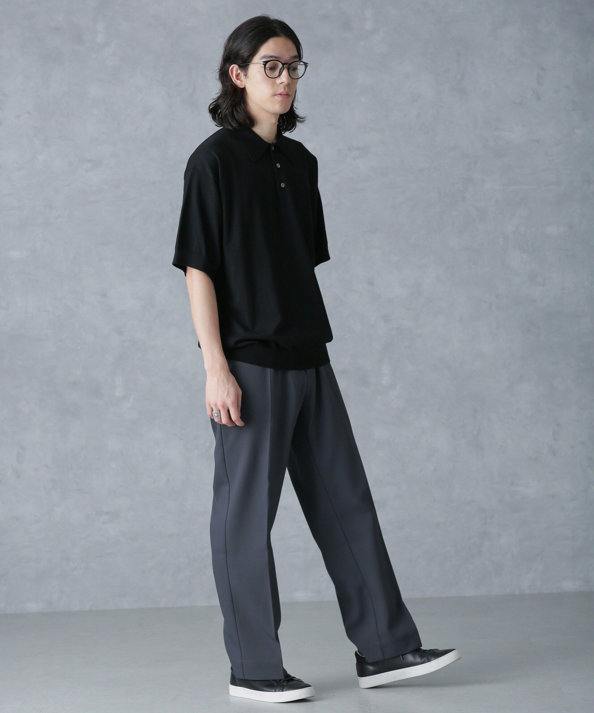 nano･universe「crepuscule/別注 S/S KNIT POLO」|Tシャツ・カットソー|