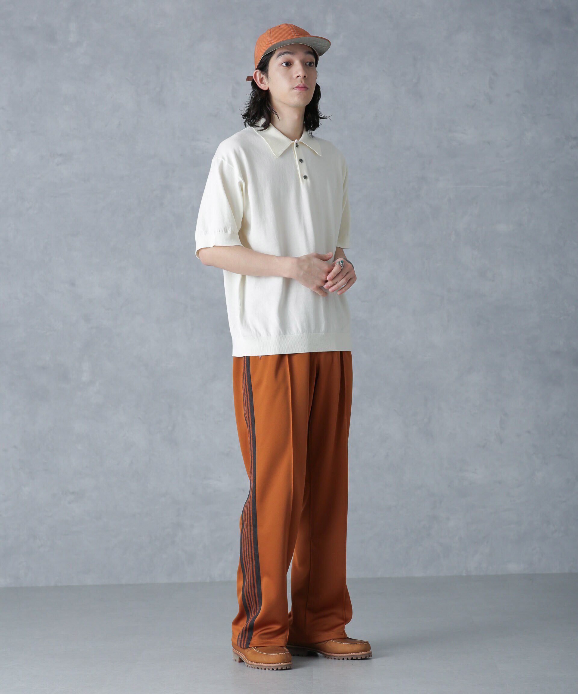 nano･universe「crepuscule/別注 S/S KNIT POLO」|Tシャツ・カットソー|