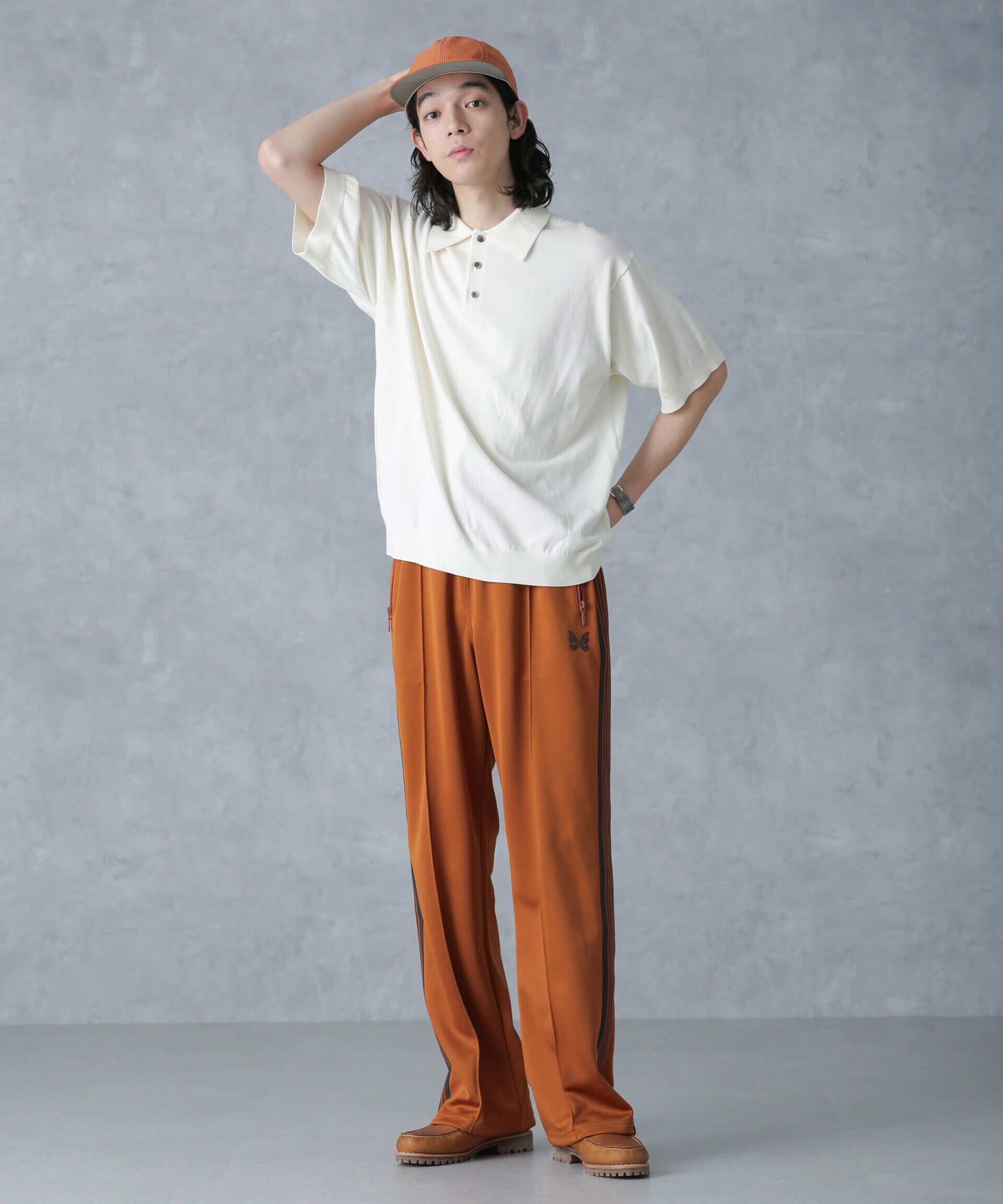 nano･universe「crepuscule/別注 S/S KNIT POLO」|Tシャツ・カットソー|