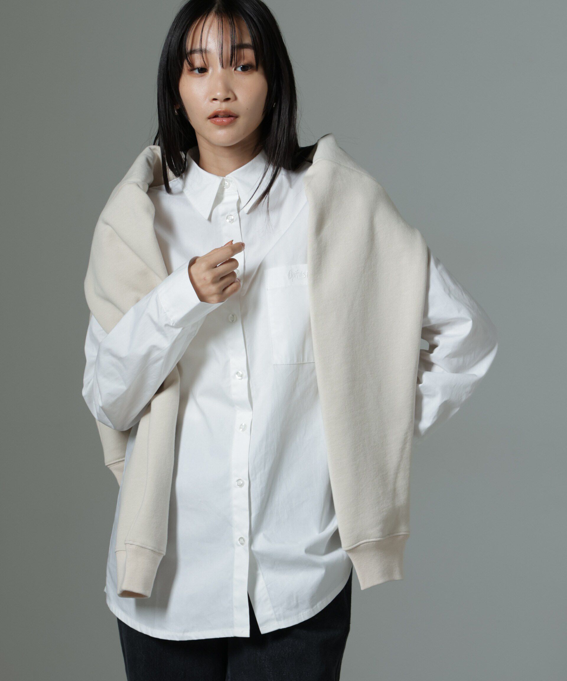 nano･universe「OperaSPORT/ALEX UNISEX SHIRT」|シャツ・ブラウス|ホワイト