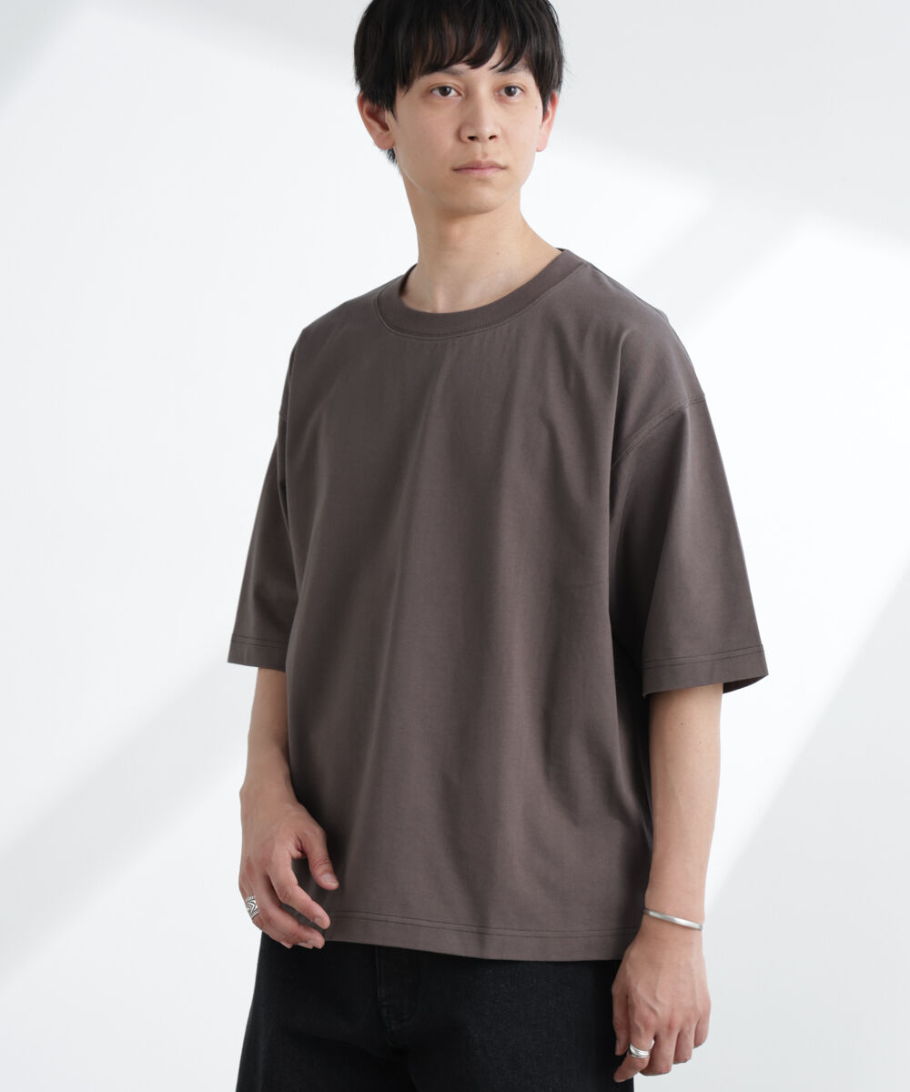 nano･universe「ヘビーウェイトワイドTシャツ 半袖」|Tシャツ・カットソー|