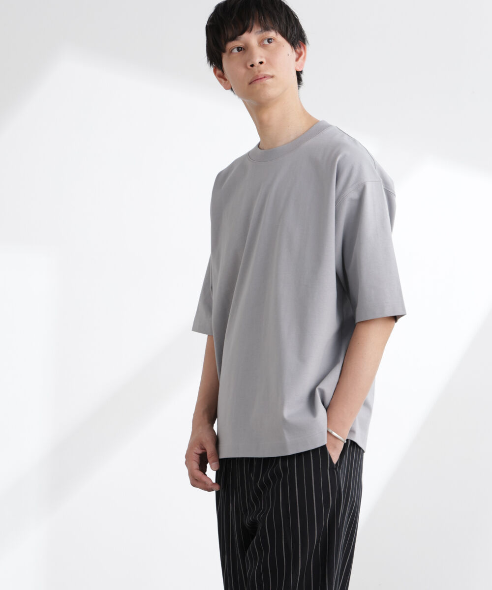 nano･universe「ヘビーウェイトワイドTシャツ 半袖」|Tシャツ・カットソー|