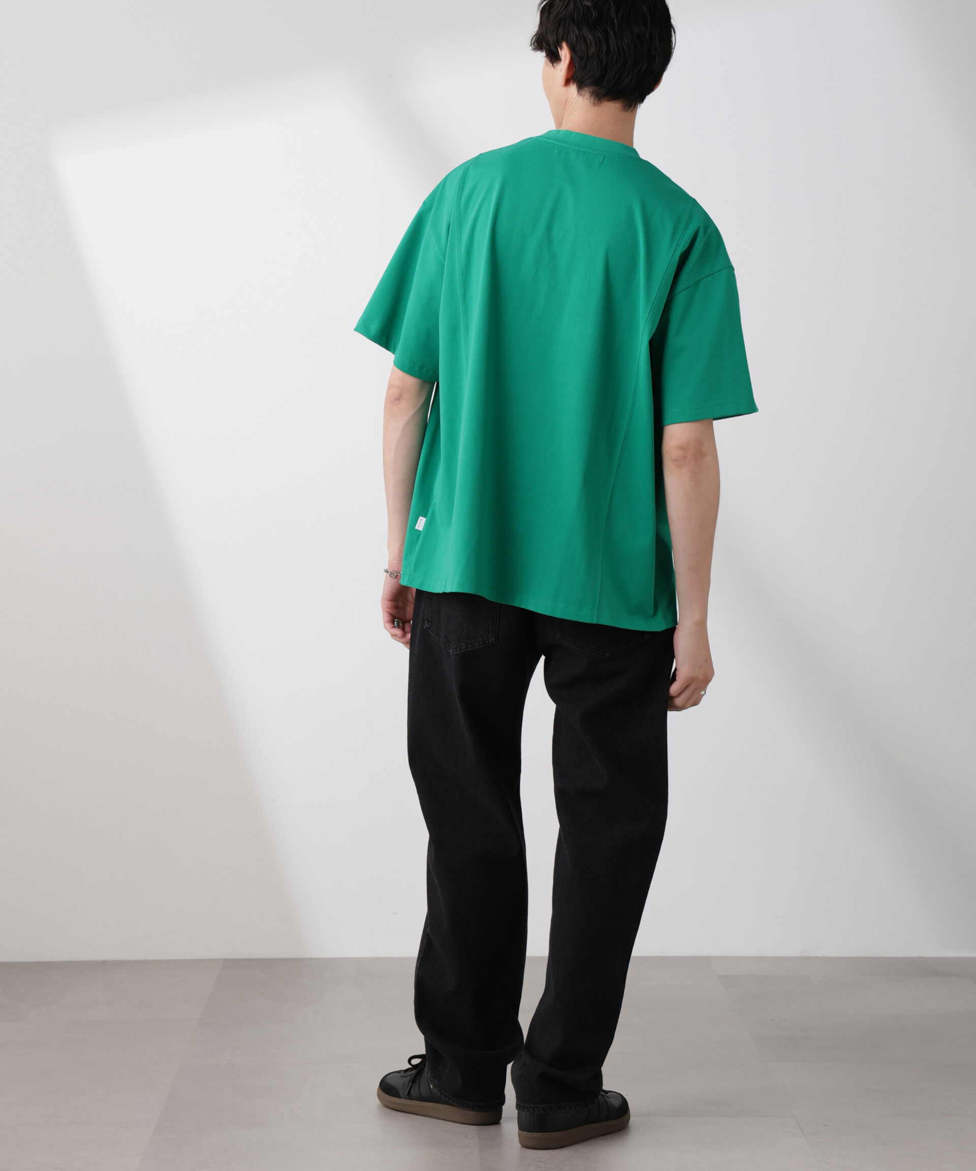 nano･universe「「NJ/CLUB」 ENRICHプリント切り替え Tシャツ」|Tシャツ・カットソー|