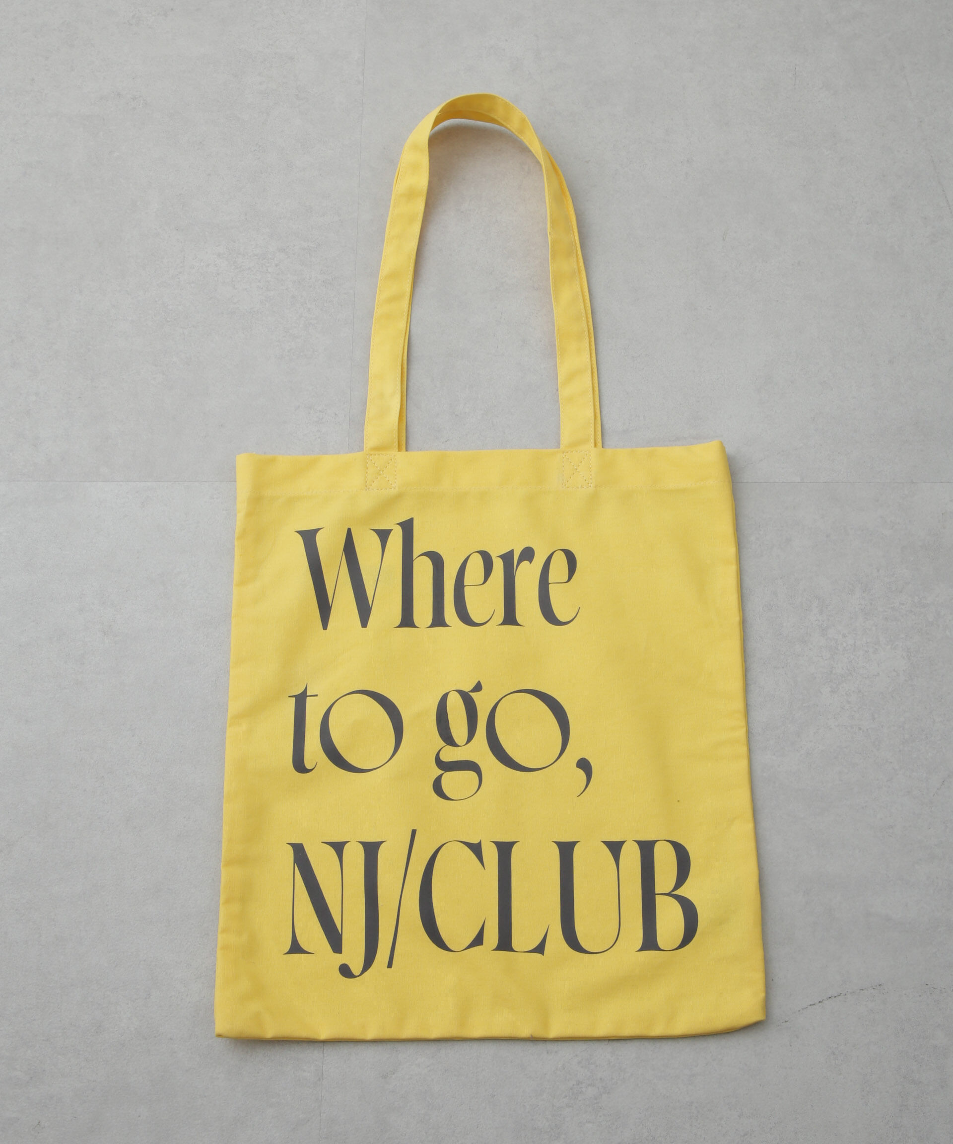 nano･universe「「NJ/CLUB」 グラフィックロゴトートバッグ」|ショルダー・メッセンジャー|イエロー