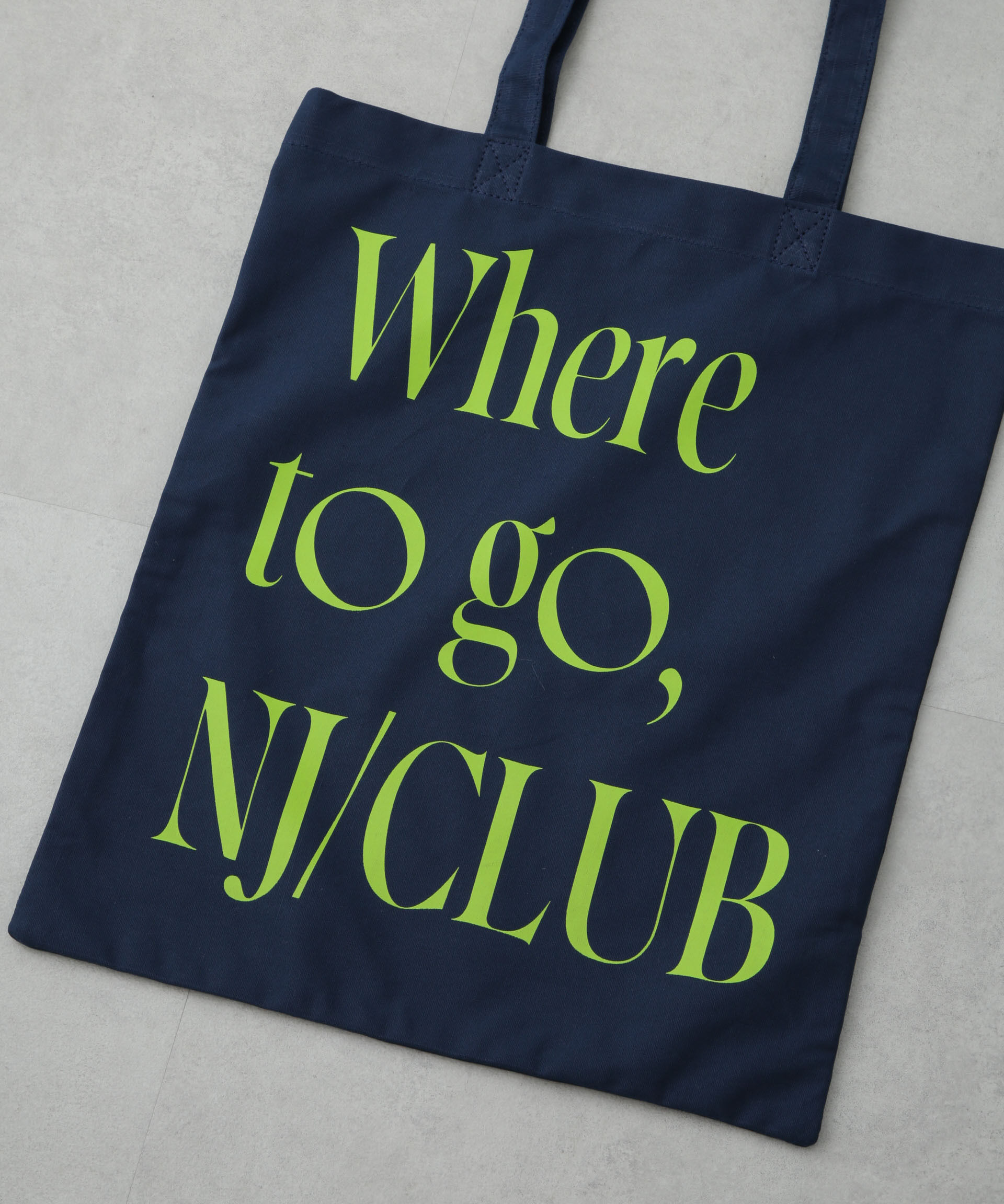 nano･universe「「NJ/CLUB」 グラフィックロゴトートバッグ」|ショルダー・メッセンジャー|