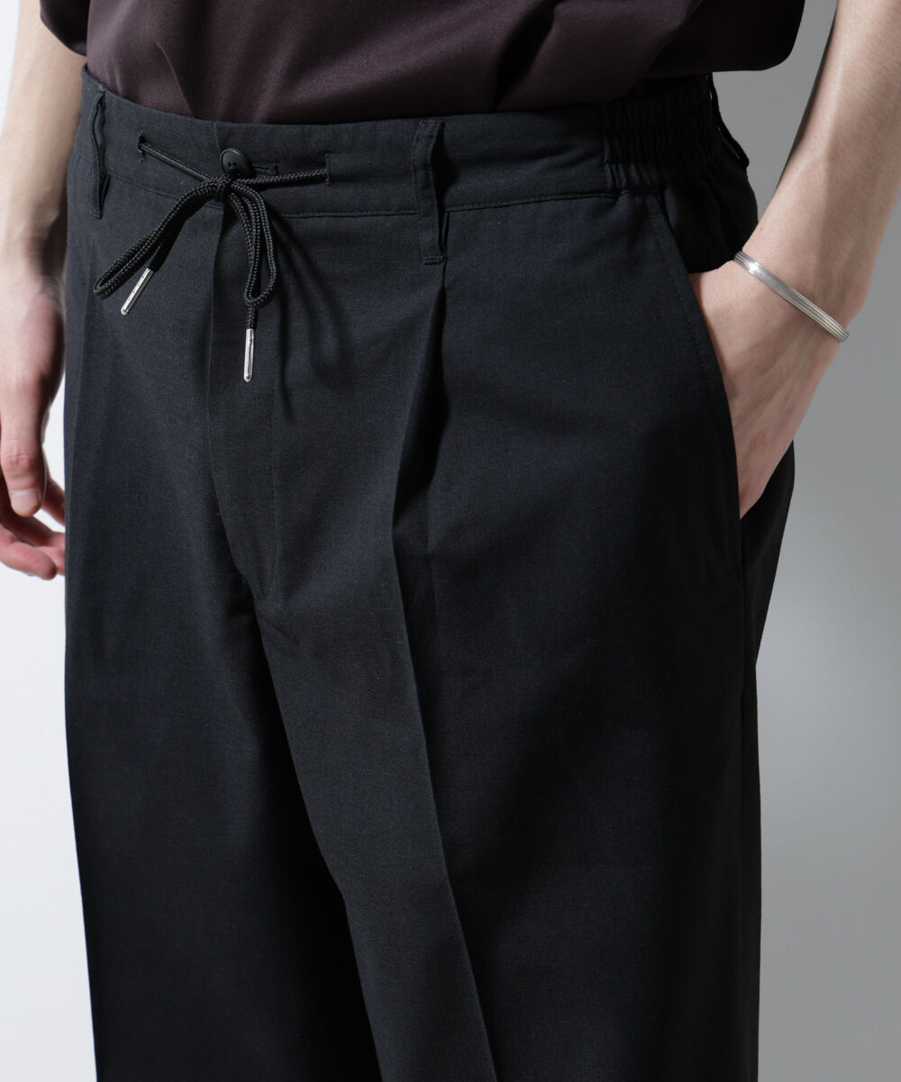 nano･universe「サイドシャーリング リネンパンツ」|チノ|