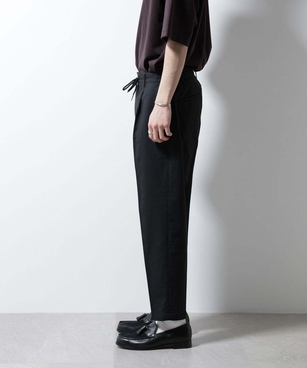 nano･universe「サイドシャーリング リネンパンツ」|チノ|