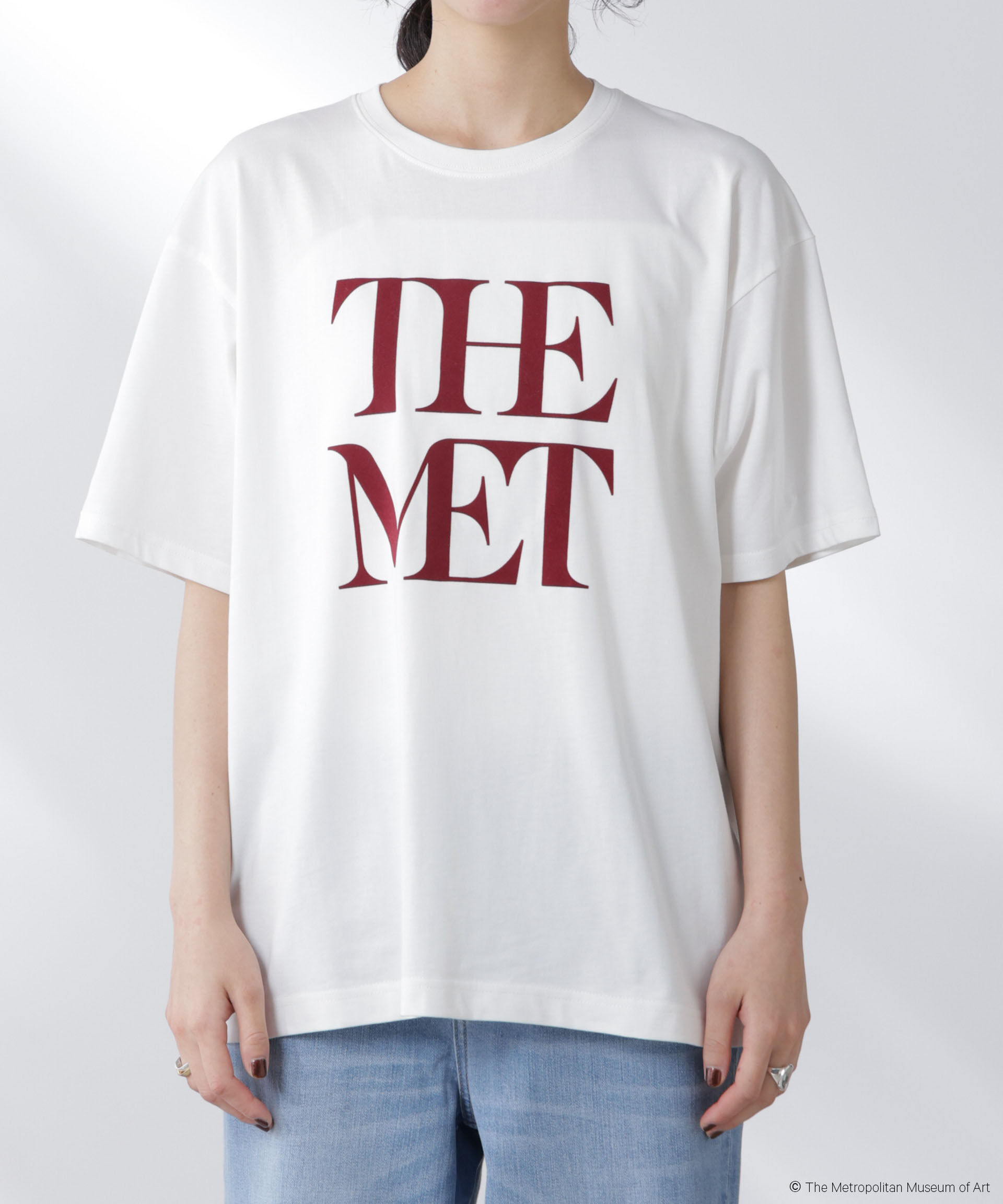 nano･universe「The Met 別注ロゴプリントTシャツ」|Tシャツ・カットソー|