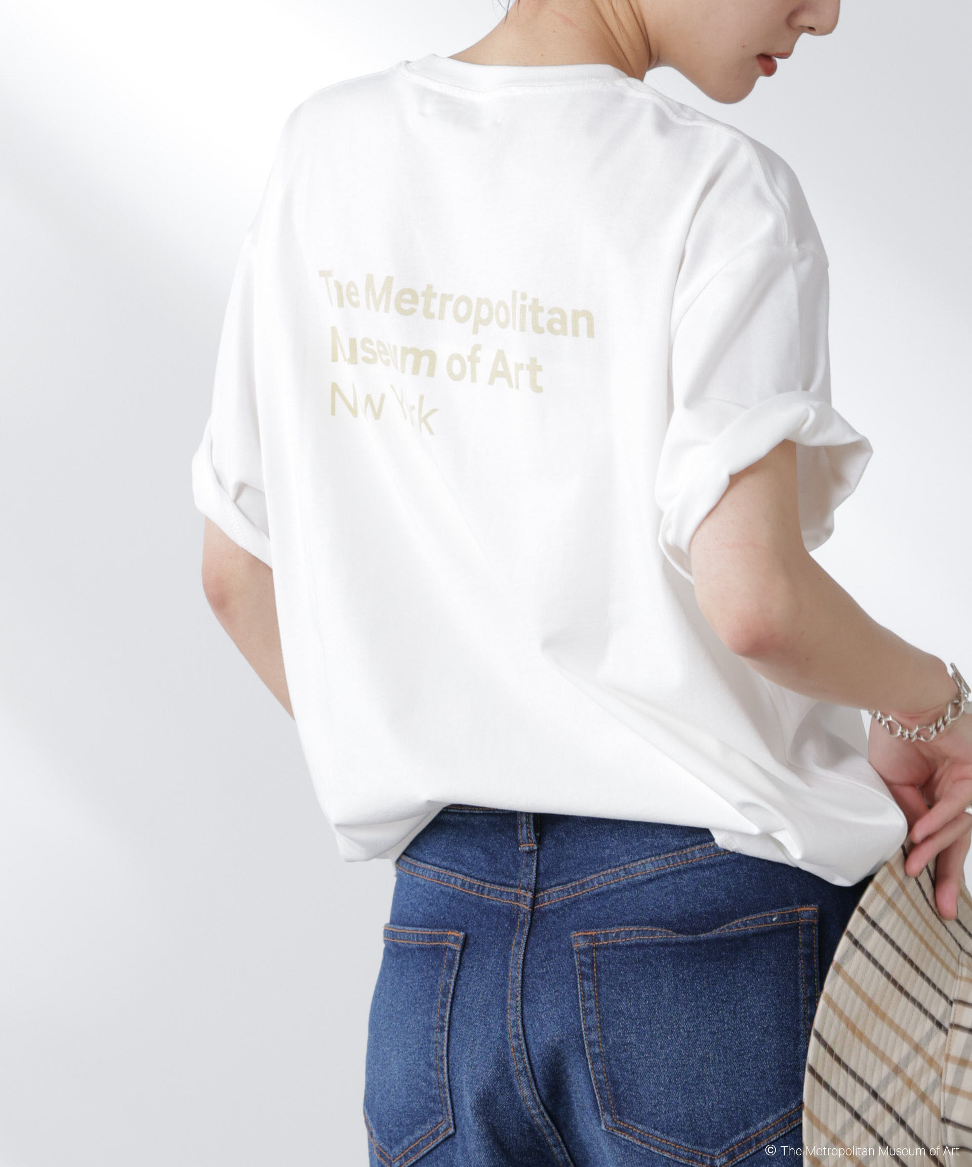 nano･universe「The Met 別注ロゴプリントTシャツ」|Tシャツ・カットソー|