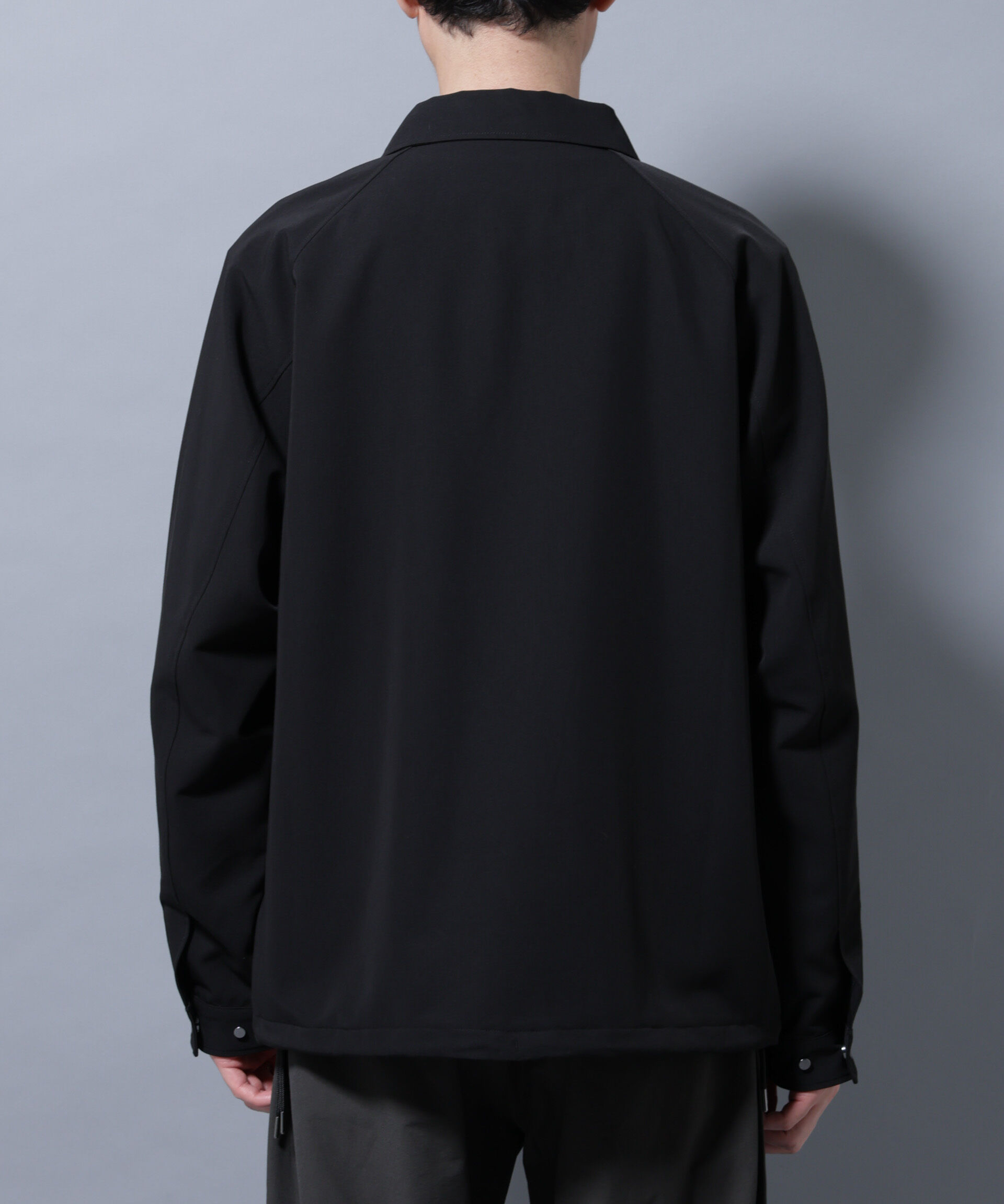 nano･universe「イタリアンドットリラックスコーチジャケット」|ブルゾン・スタジャン|