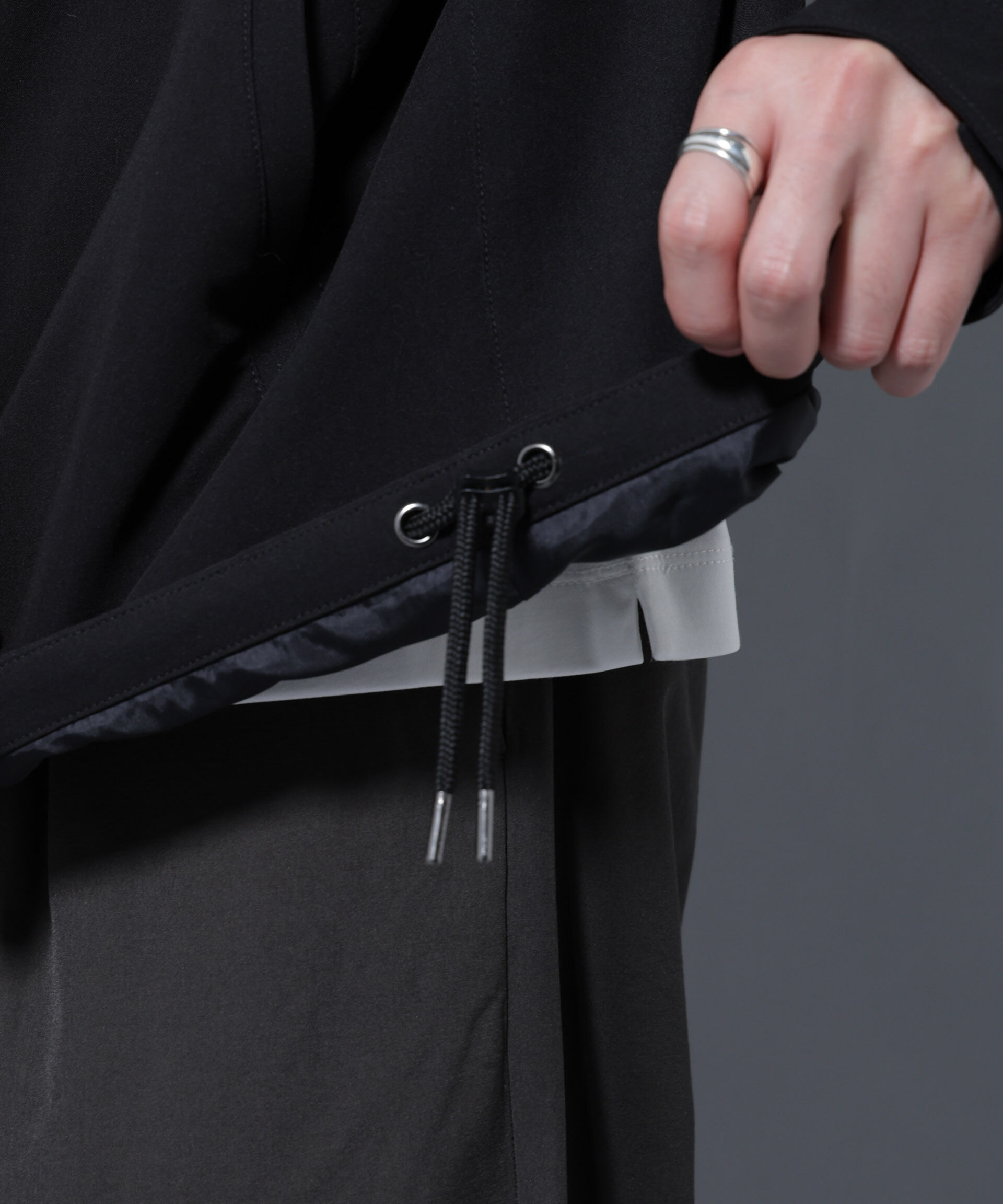 nano･universe「イタリアンドットリラックスコーチジャケット」|ブルゾン・スタジャン|