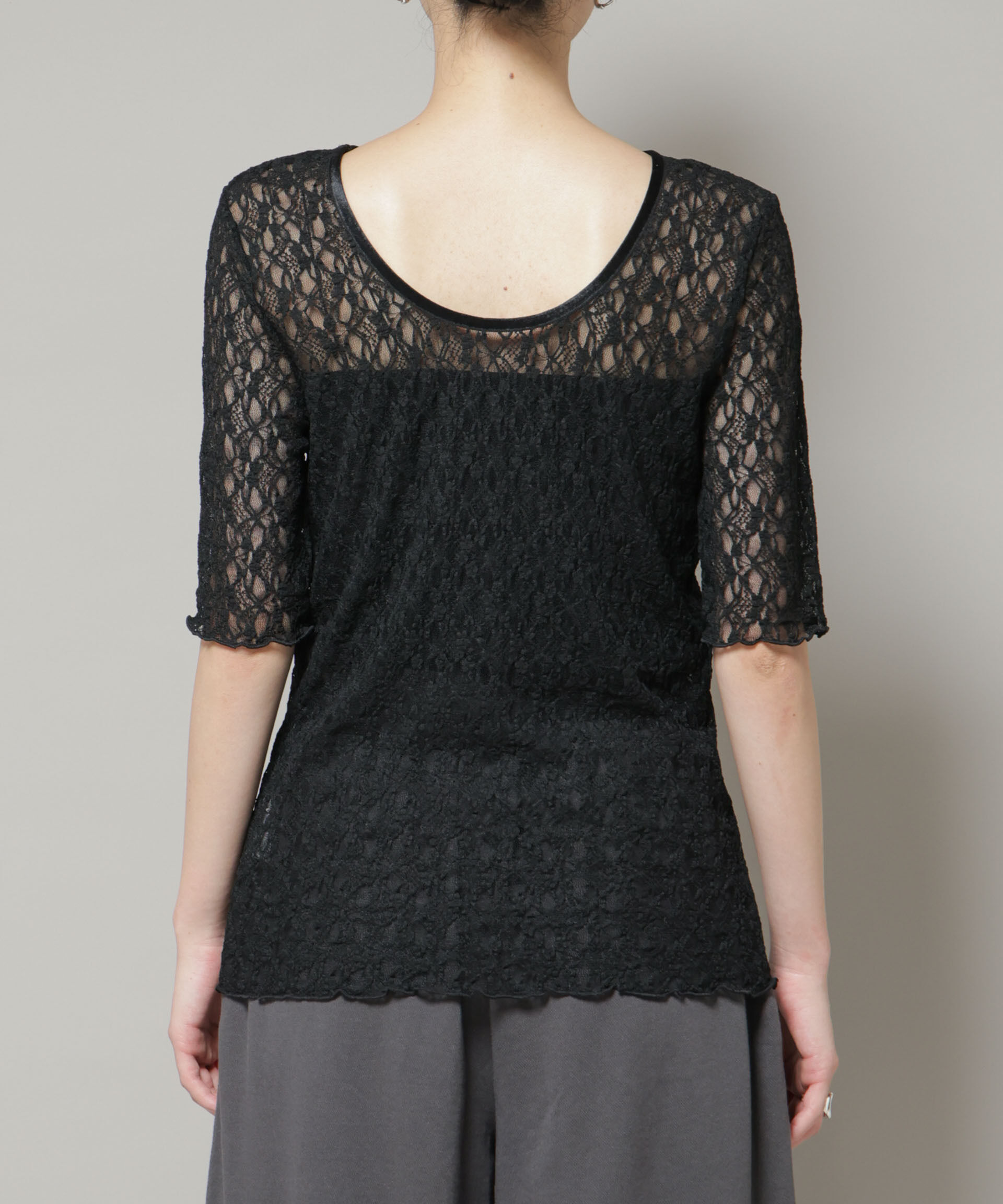 nano･universe「レースバックシャントップス」|Tシャツ・カットソー|