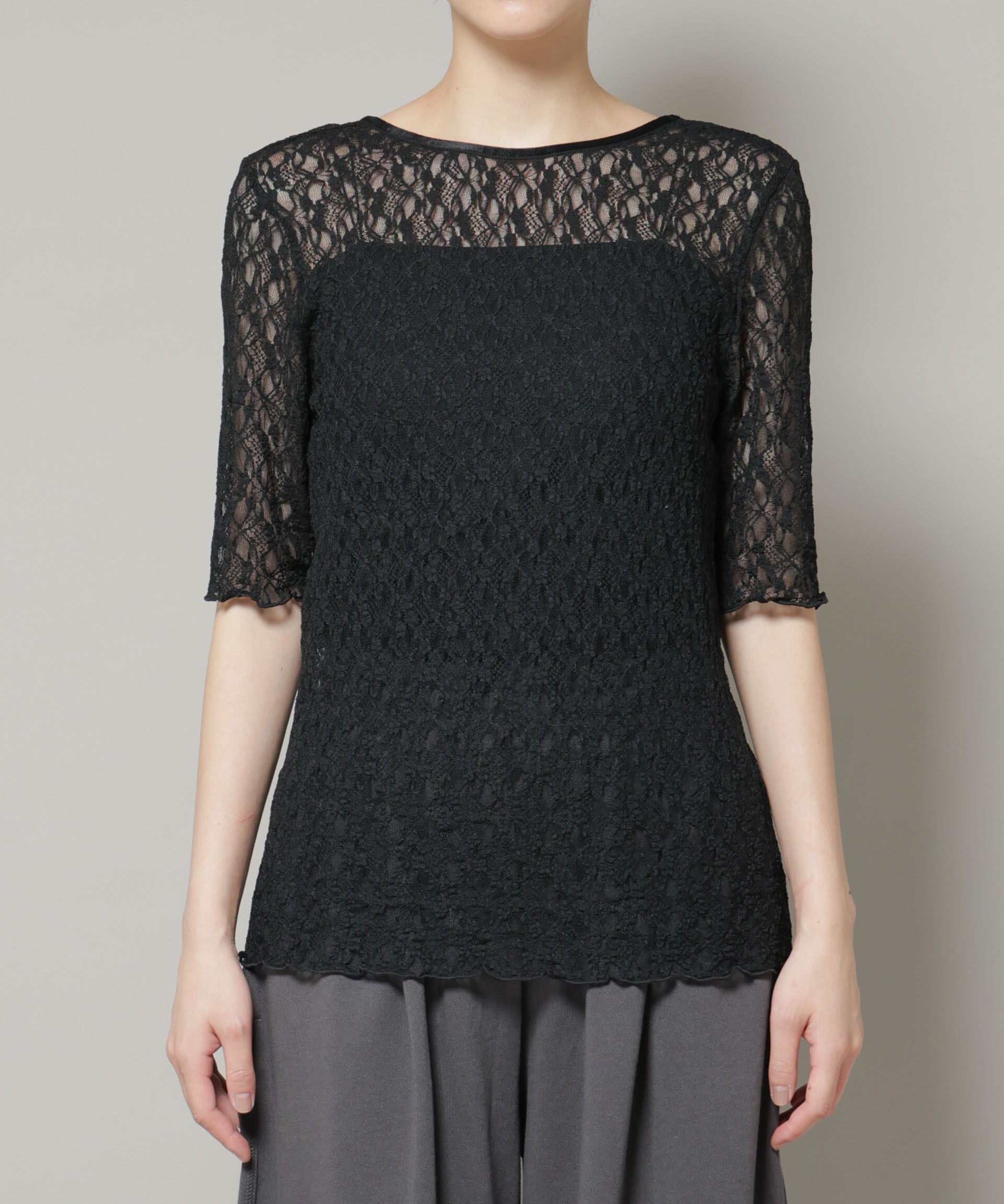 nano･universe「レースバックシャントップス」|Tシャツ・カットソー|