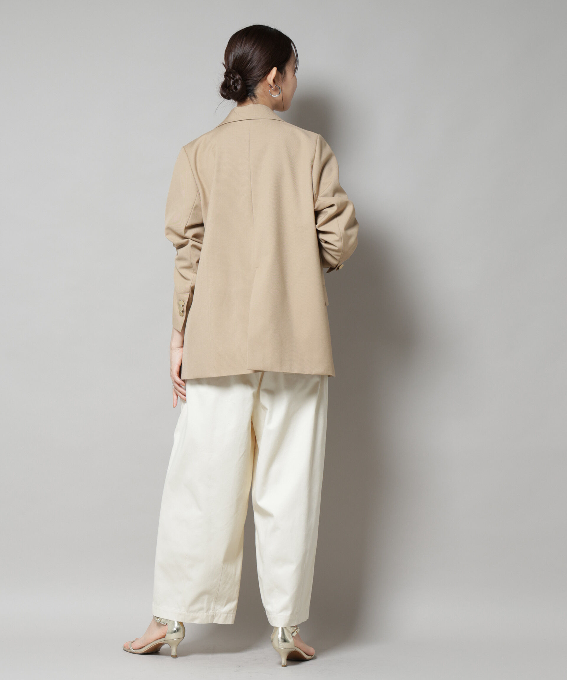 nano･universe「ダブルブレストジャケット」|テーラードジャケット|