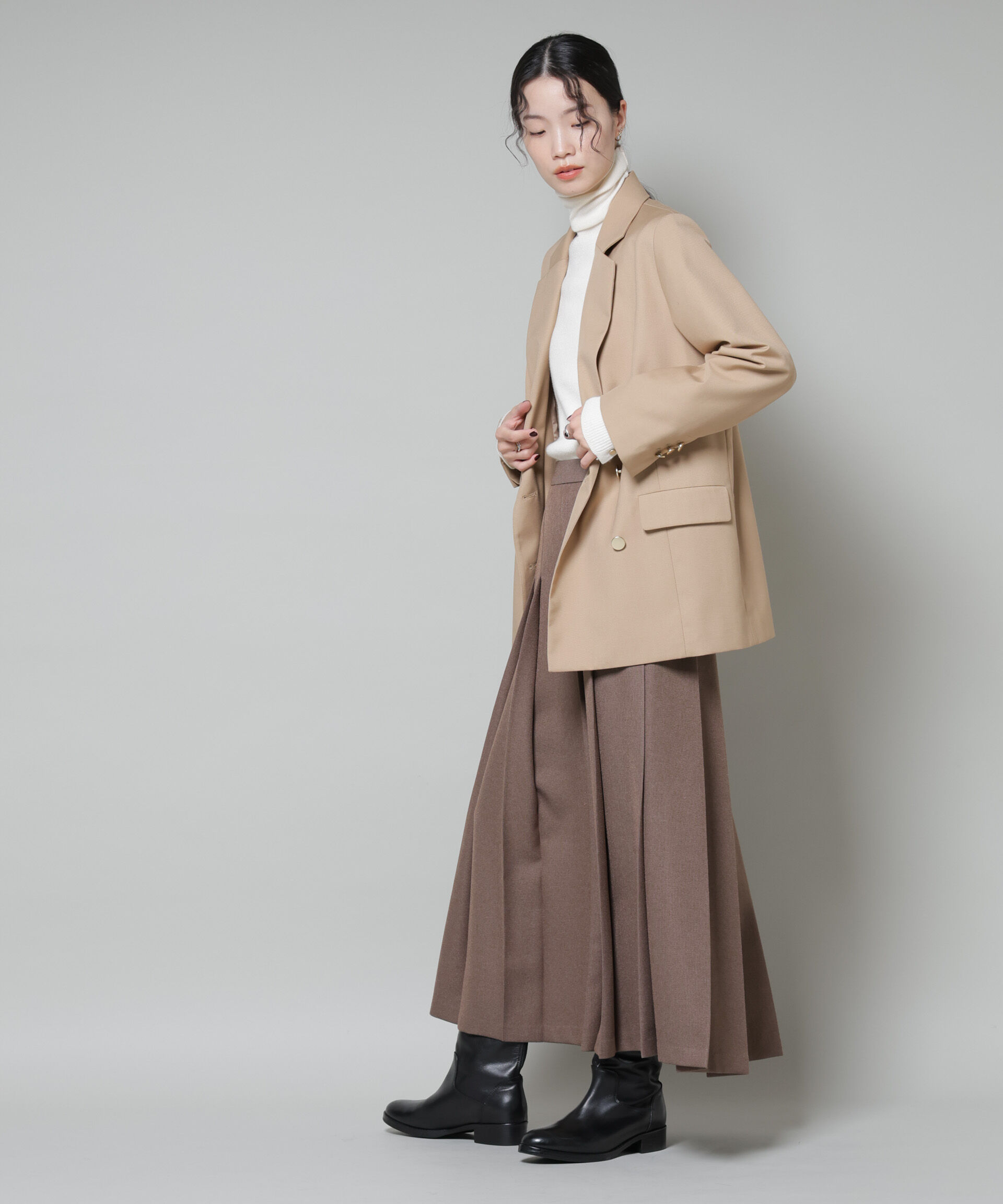 nano･universe「ダブルブレストジャケット」|テーラードジャケット|