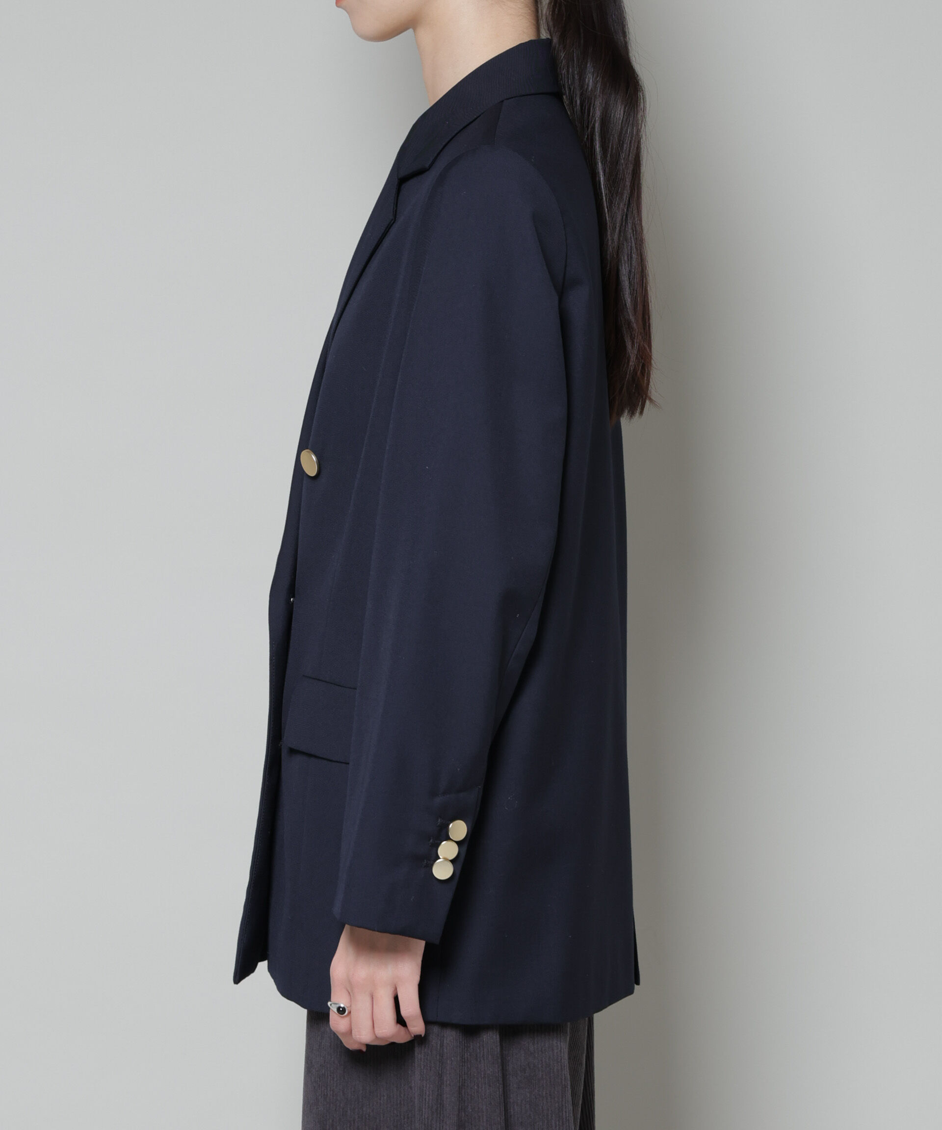 nano･universe「ダブルブレストジャケット」|テーラードジャケット|