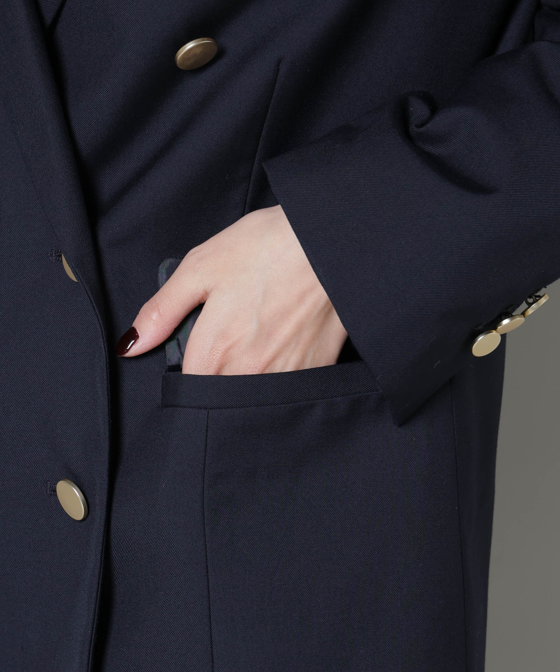 nano･universe「ダブルブレストジャケット」|テーラードジャケット|