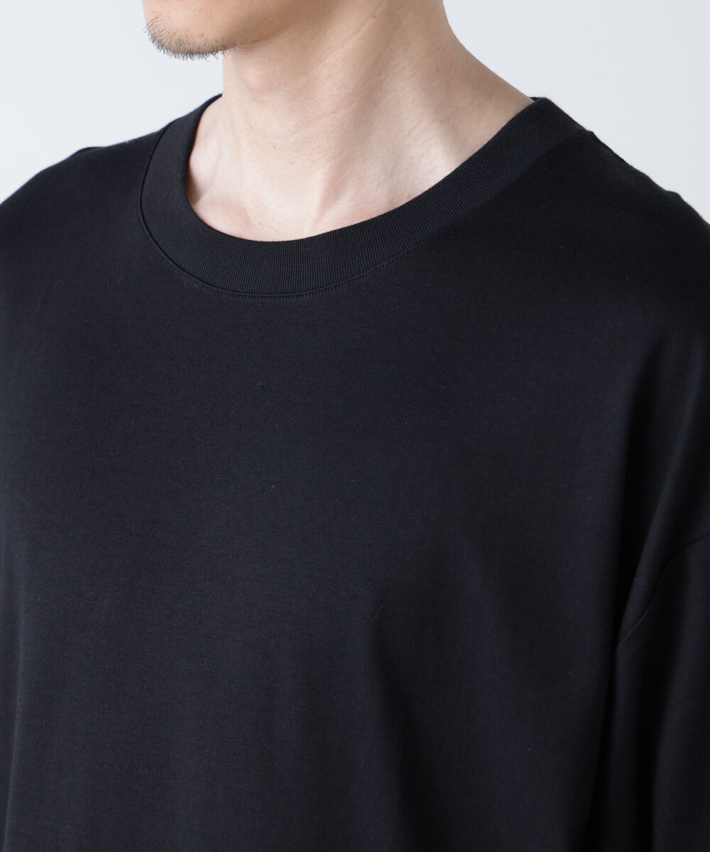 nano･universe「WEB限定/Anti Soaked(R)  汗染み防止 クルーネック ビッグシルエットTシャツ」|Tシャツ・カットソー|