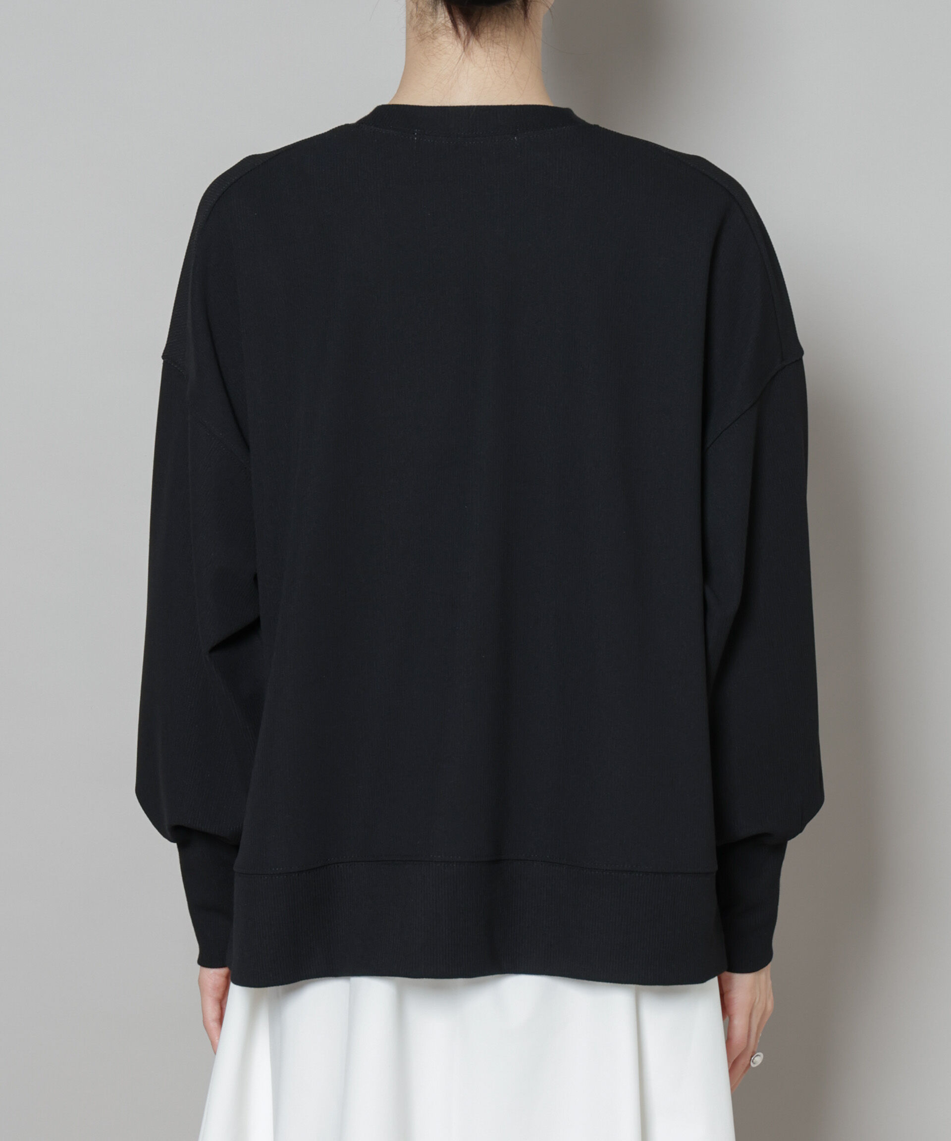 nano･universe「サカリバカットワイドクルーネックトップス(セットアップ可)」|Tシャツ・カットソー|