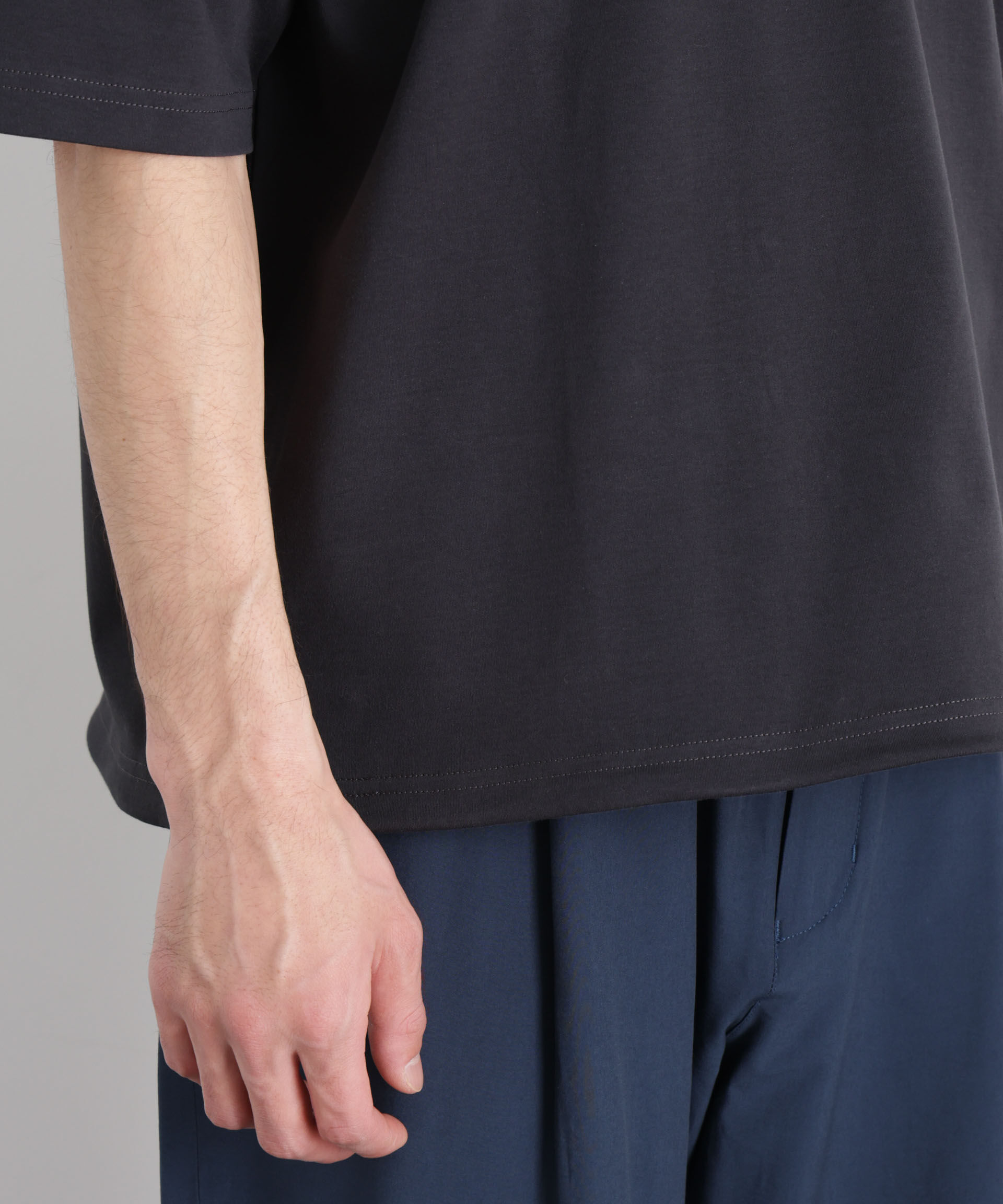 nano･universe「ワイドダンボール Tシャツ 半袖」|Tシャツ・カットソー|