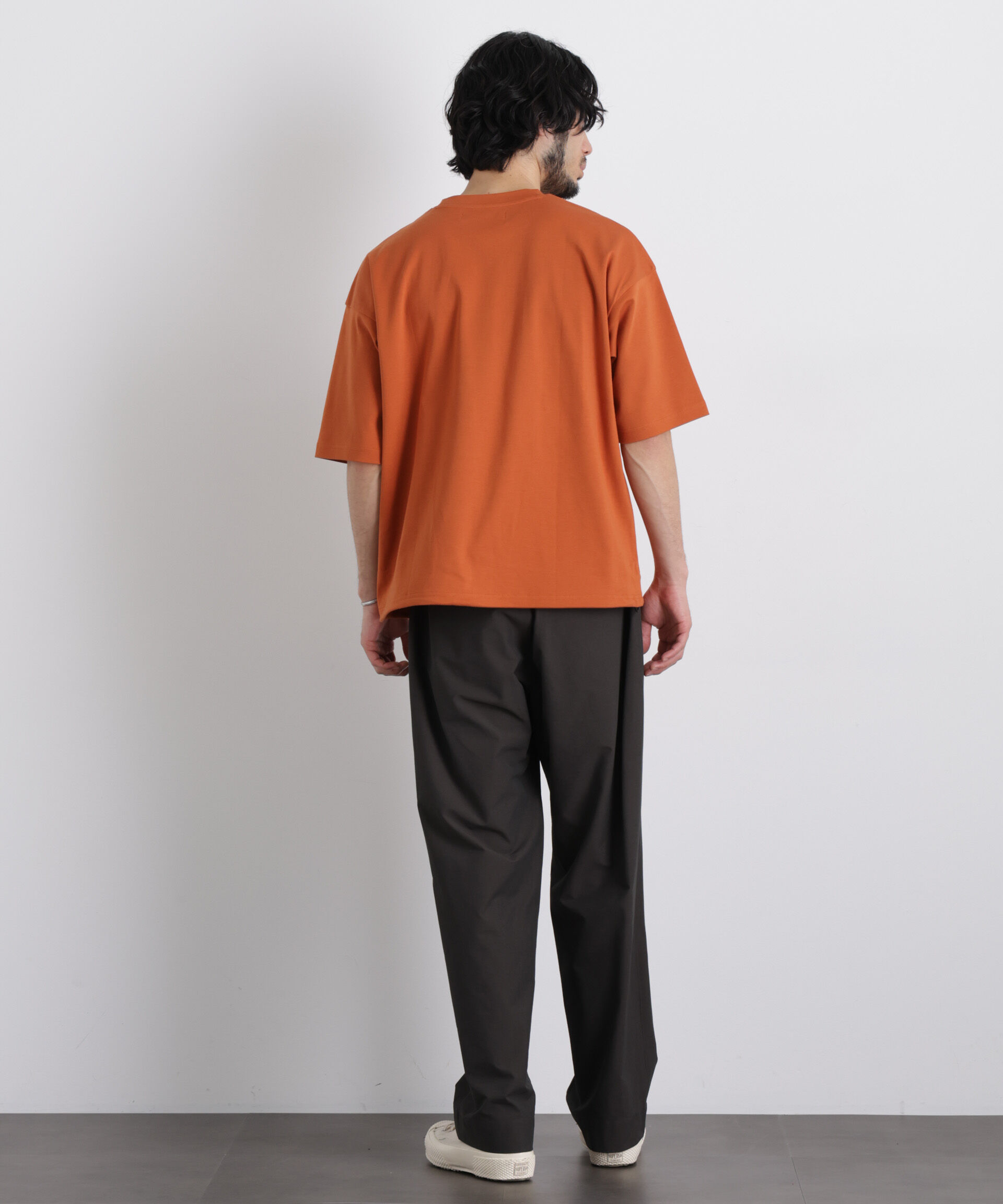 nano･universe「ワイドダンボール Tシャツ 半袖」|Tシャツ・カットソー|