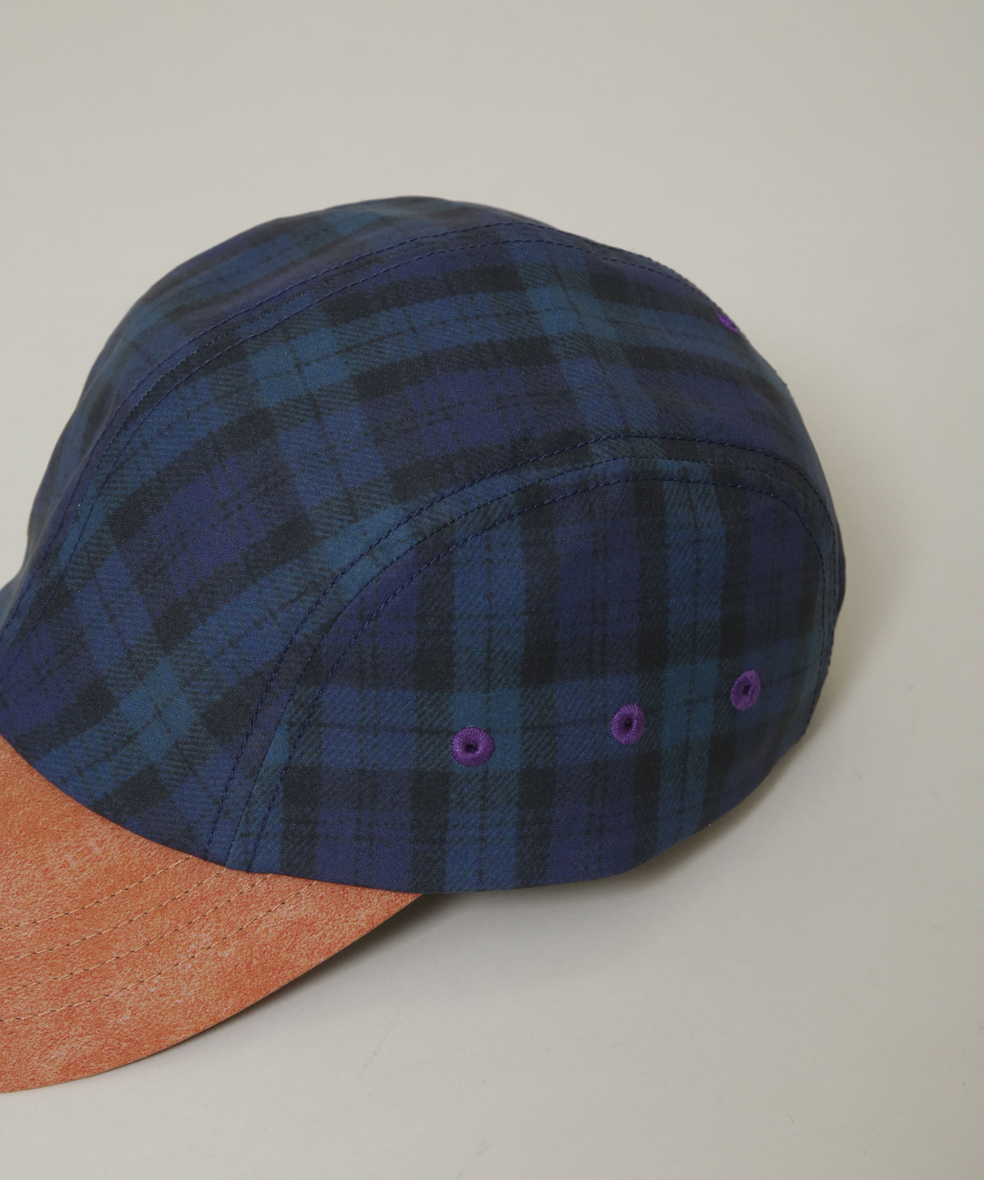 nano･universe「nine by four/94 WR PE-POPLIN PRINT 4P CAP」|キャップ・キャスケット|