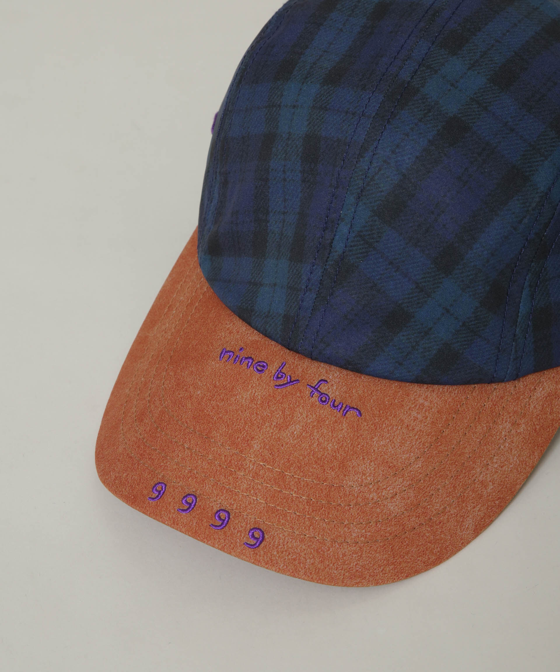 nano･universe「nine by four/94 WR PE-POPLIN PRINT 4P CAP」|キャップ・キャスケット|