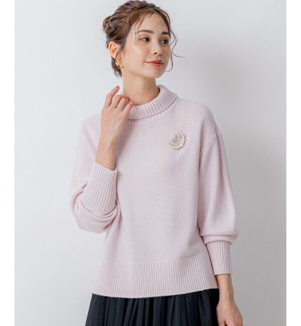 組曲「ウールカシミヤミックス ロールネック ニット」|ニット・セーター|