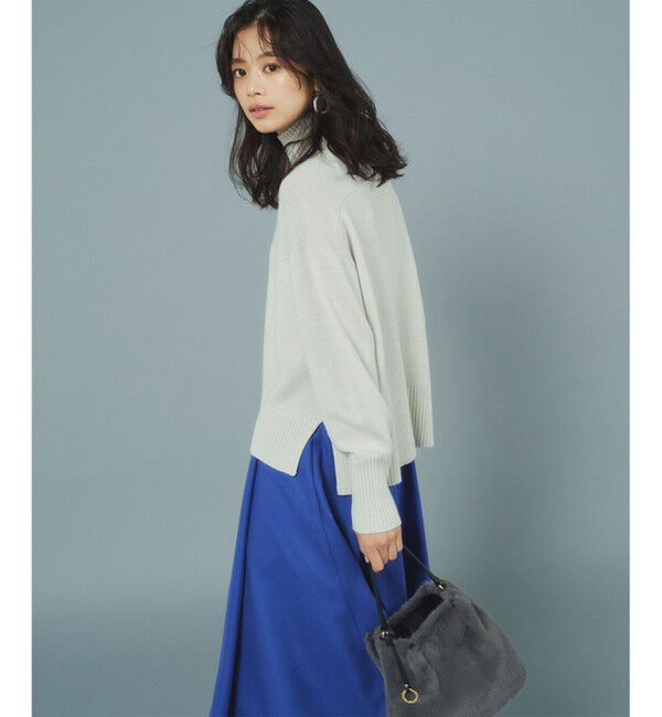 組曲「ウールカシミヤミックス ロールネック ニット」|ニット・セーター|