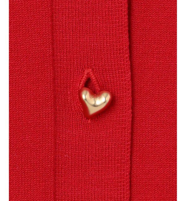 組曲「ハートボタン ニットカーディガン」|カーディガン|