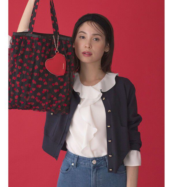 組曲「ハートボタン ニットカーディガン」|カーディガン|