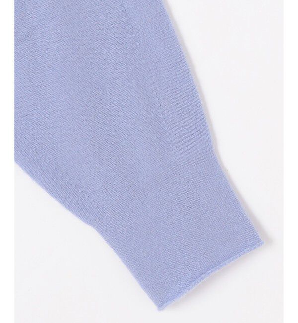 自由区「【洗える】ピュアカシミヤフリルディティール ニット」|ニット・セーター|