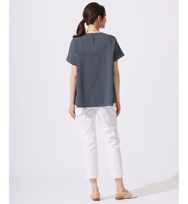 自由区「【カタログ掲載・セットアップ対応・接触冷感・UVケア・洗える】ファンクショナルクロス ブラウス」|シャツ・ブラウス|