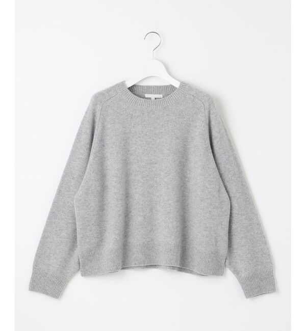 自由区「【洗える】ウールカシミヤブレンドラメスパンコールクルーネック ニット」|ニット・セーター|