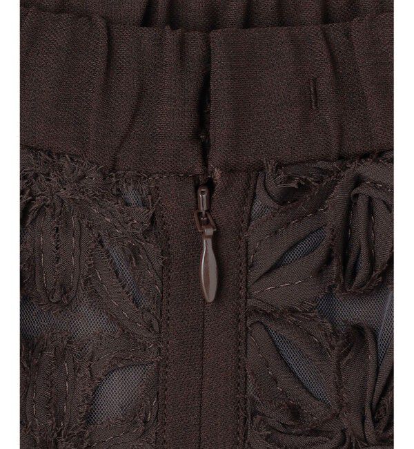 自由区「【カタログ掲載】テープエンブロイダリー スカート」|スカート|