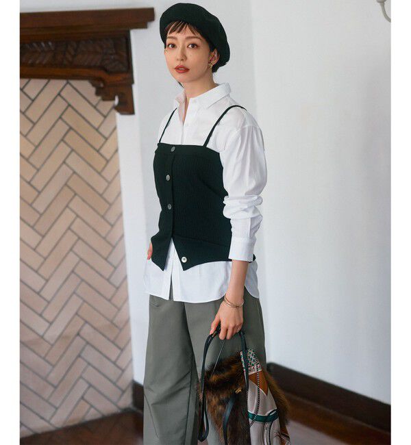 23区「【CLASSY.2月号掲載/洗える】CANCLINI ベーシック シャツ」|シャツ・ブラウス|